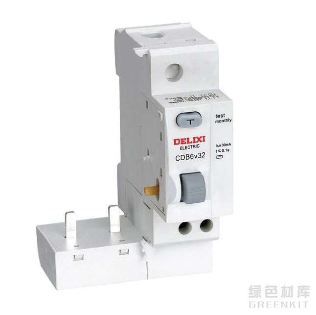 德力西微型漏電斷路器Vigi63CDB64P100mACDB6V