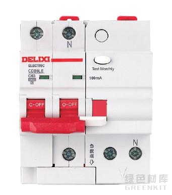 德力西漏電斷路器CDB9LE-2P-16A-30mA
