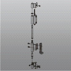 鋅合金合頁組件左（型號：3040.734）