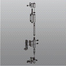 鋅合金合頁組件右（型號：3040.701）